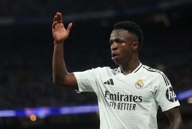 Vinicius Junior em ação pelo Real Madrid