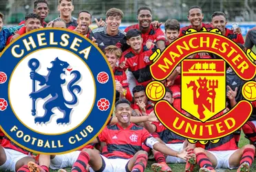 Chelsea e Manchester United estão interessados em jovem do Mengão