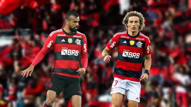 Fabrício Bruno e David Luiz, zagueiros do Flamengo