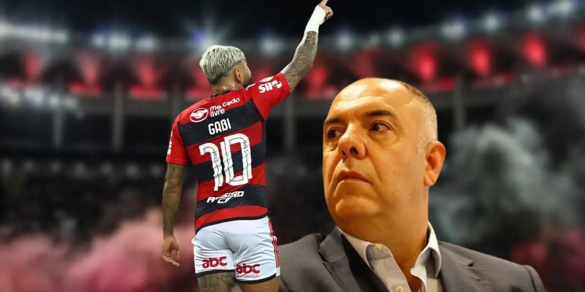 Gabigol e Marcos Braz