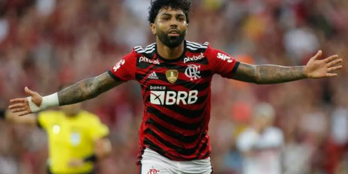 Gabigol foi surpreendido com o carinho da torcida do Flamengo