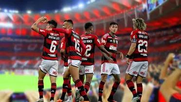 Jogadores do Flamengo reunidos