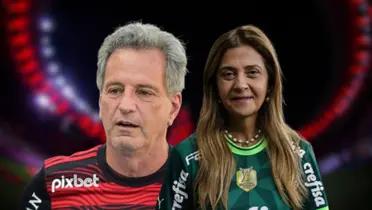 Landim e Leila Pereira