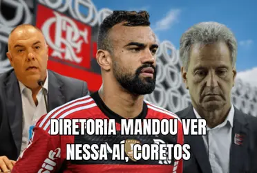 O jogador avisou que quer ir embora, porém o Flamengo avisou que não vai vendê-lo