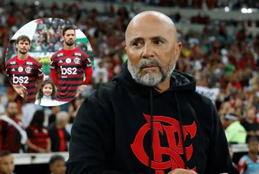 O jogador guarda más recordações do ex-técnico do Flamengo