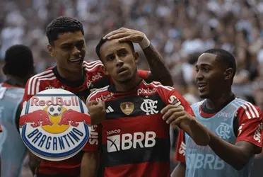 O jogador se destacou no Bragantino, mas agora voltará ao Mengão