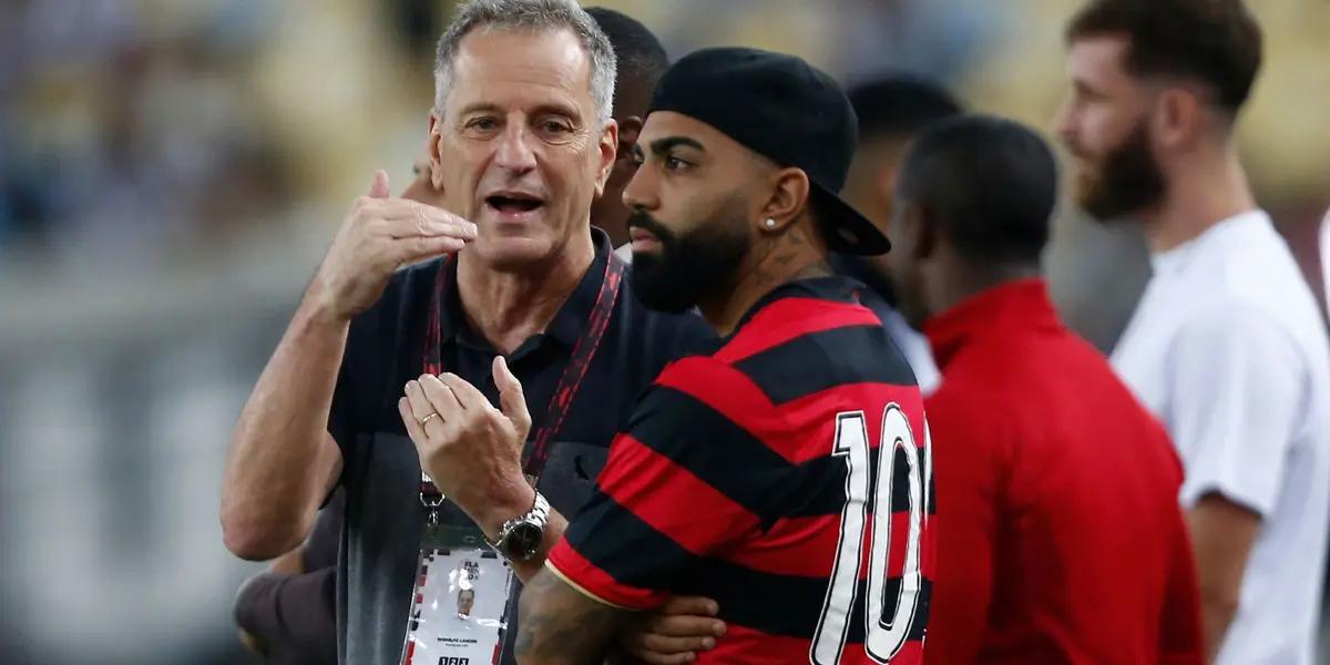 Rodolfo Landim e Gabigol