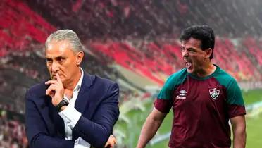 Tite e Fernando Diniz, treinadores de Flamengo e Fluminense