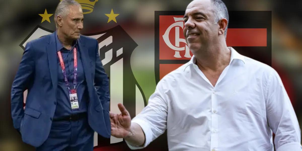 Tite e MArcos Braz