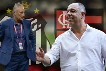 Tite e MArcos Braz