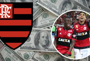 Vini Jr e Lucas Paquetá em ação pelo Flamengo