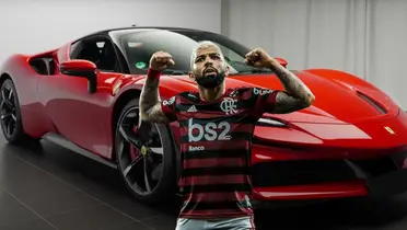 Gabigol se despede do Flamengo e leva carro de luxo para Belo Horizonte
