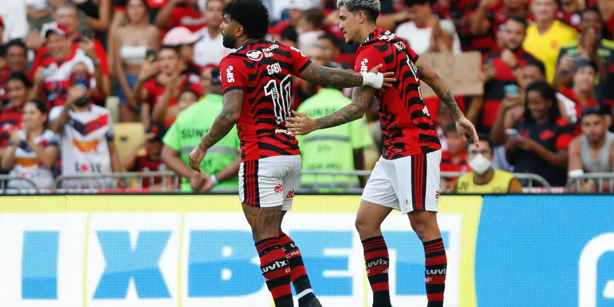 A dupla de ataque, Pedro e Gabigol, já estrearam marcando um gol cada