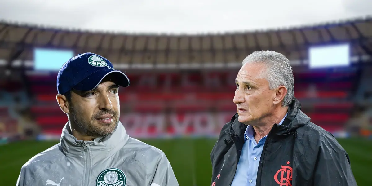 Abel Ferreira e Tite, treinadores de Palmeiras e Flamengo