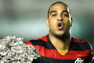 Atacante passou pelo Flamengo em época de auge de Adriano Imperador