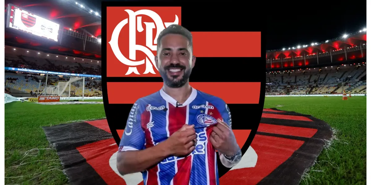 Everton Ribeiro com a camisa do Bahia