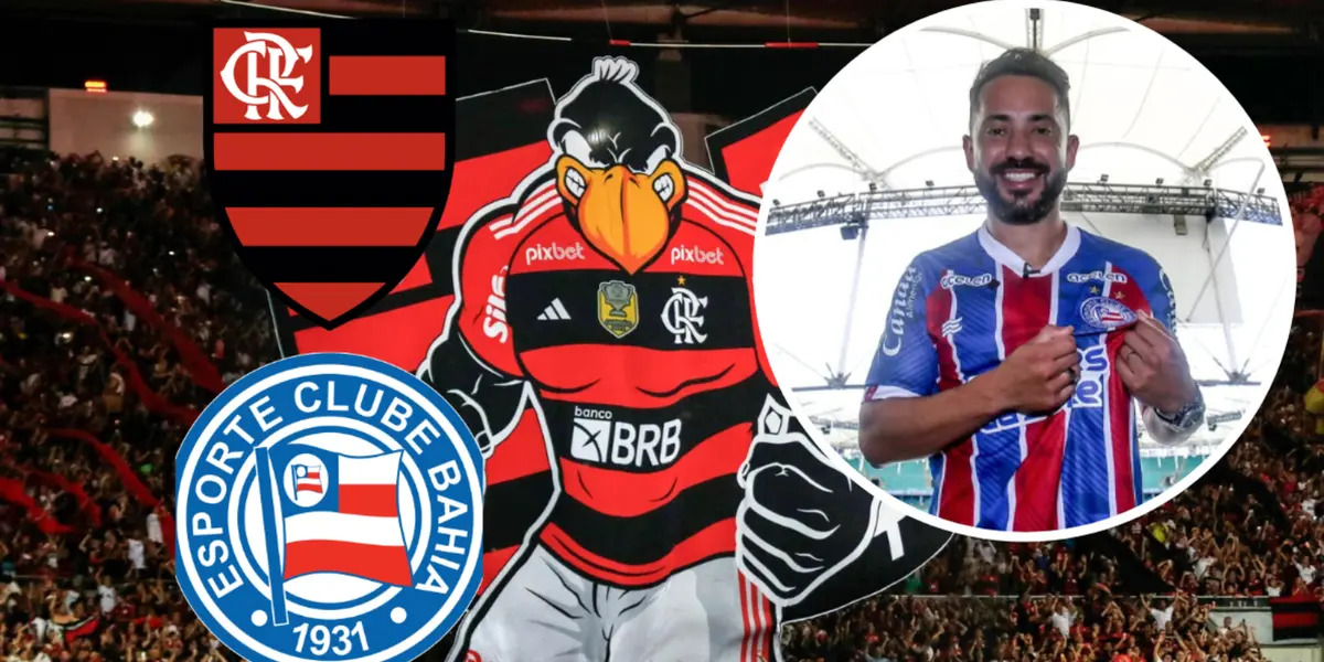 Everton Ribeiro com a camisa do Bahia