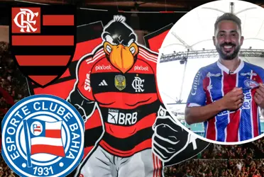 Everton Ribeiro com a camisa do Bahia