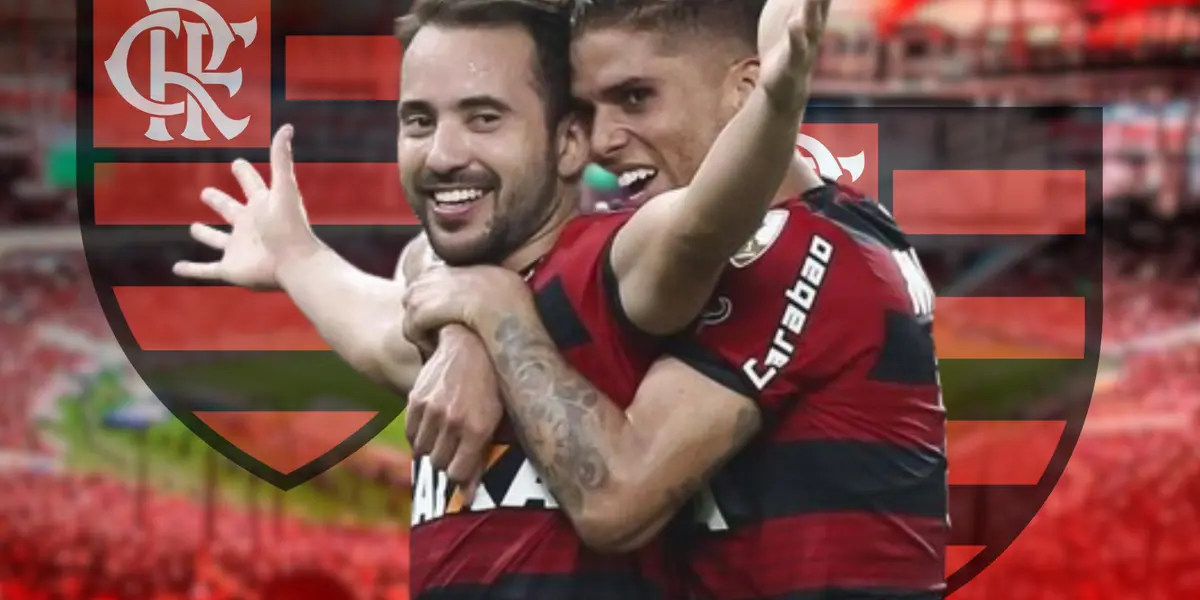 Éverton Ribeiro e  Gustavo Cuellar