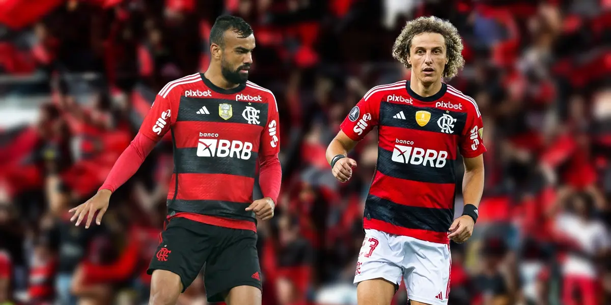 Fabrício Bruno e David Luiz, zagueiros do Flamengo