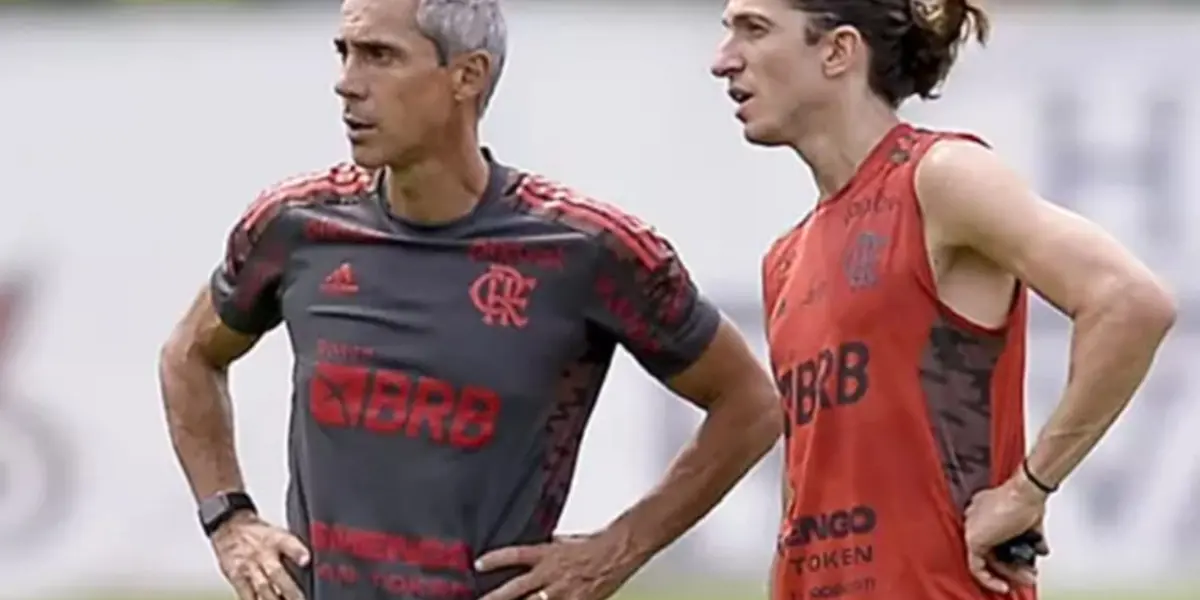 Filipe Luís fala em indignação com notícias sobre ‘panelas’ no elenco do Flamengo 