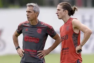 Filipe Luís fala em indignação com notícias sobre ‘panelas’ no elenco do Flamengo 