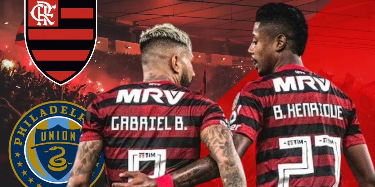 Gabigol e Bruno Henrique