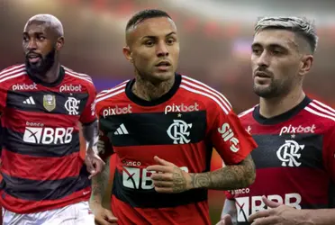 Gerson, Everton Cebolinha e Arrascaeta