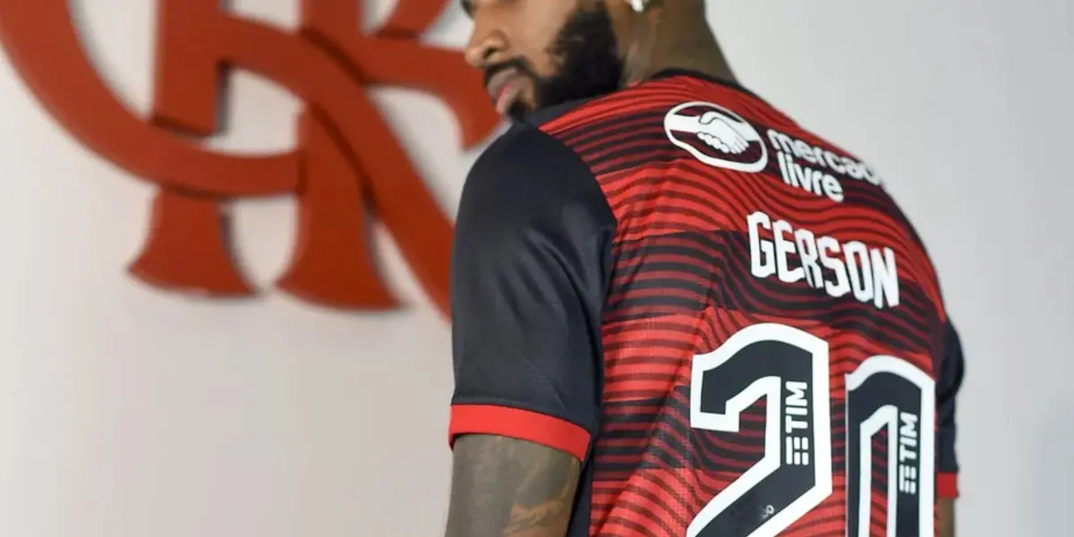 Gerson vai utilizar a camisa 20 em homenagem a Vinicius Júnior