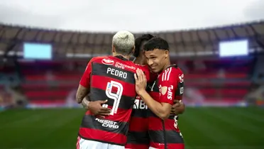 Jogadores do Flamengo reunidos