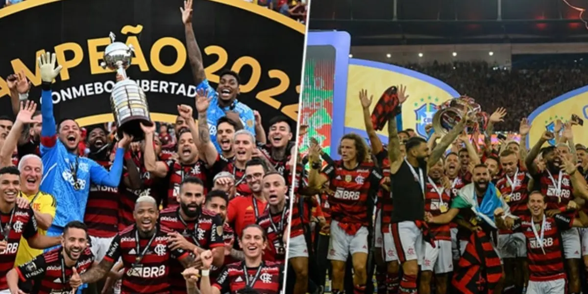 Lázaro recebe medalhas de títulos do Flamengo, jogador foi decisivo na Copa do Brasil e na Libertadores