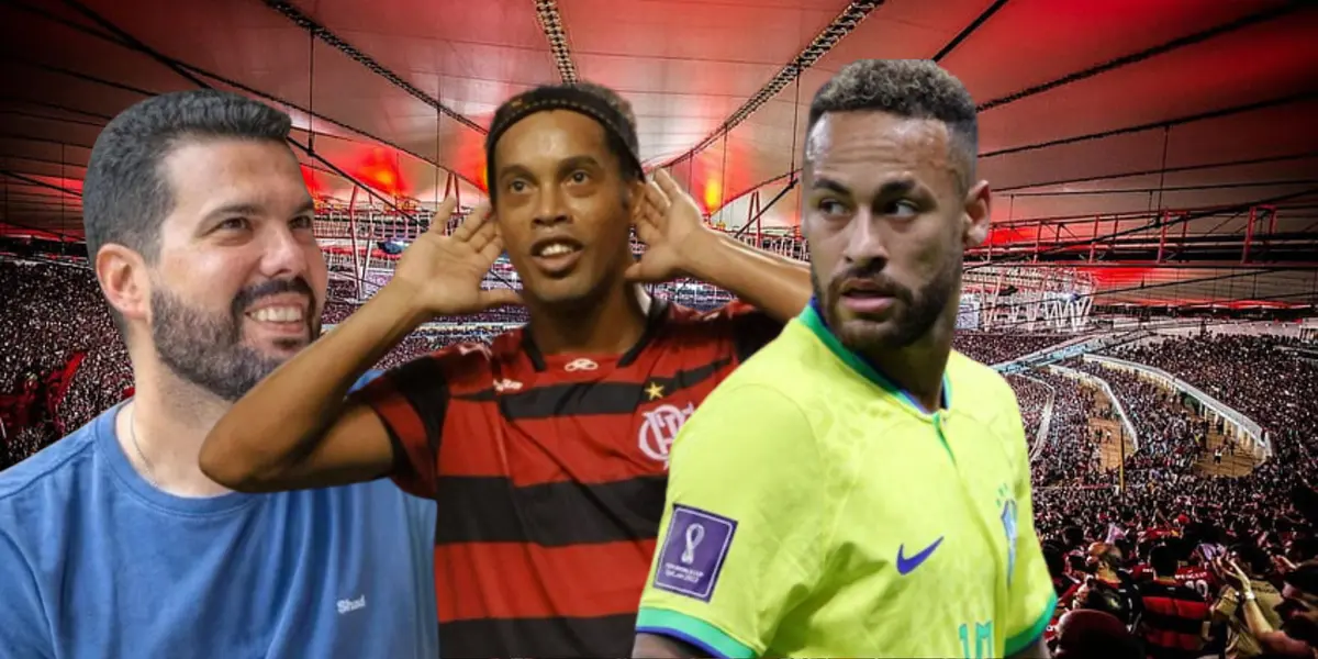 Neymar fez mais no futebol do que Ronaldinho, segundo informação de um famoso jornalista