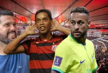 Neymar fez mais no futebol do que Ronaldinho, segundo informação de um famoso jornalista