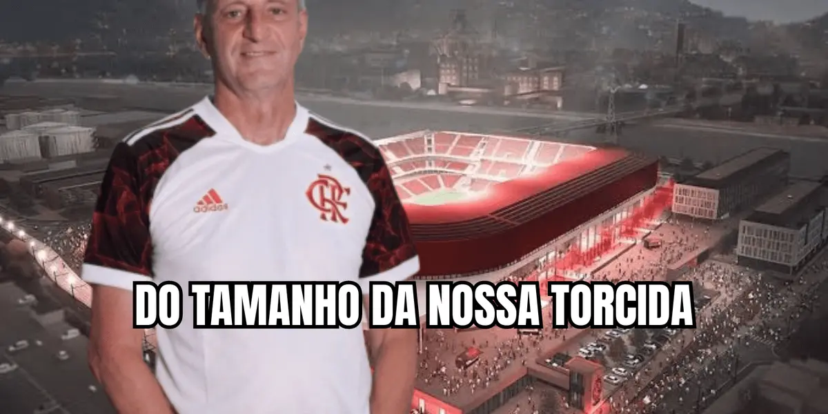 O Flamengo planeja um local que caiba muito mais pessoas que o Maracanã