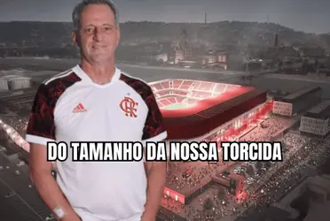 O Flamengo planeja um local que caiba muito mais pessoas que o Maracanã