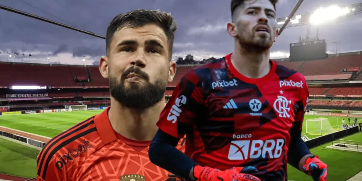 O goleiro faz sua segunda partida como titular do Flamengo