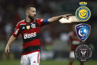 O jogador deseja renovar com o Flamengo mas o clube ainda não sabe se quer