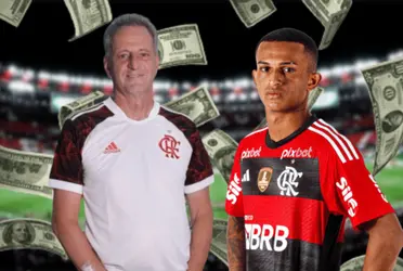 O jogador é um dos que o Flamengo deseja vender para 2024