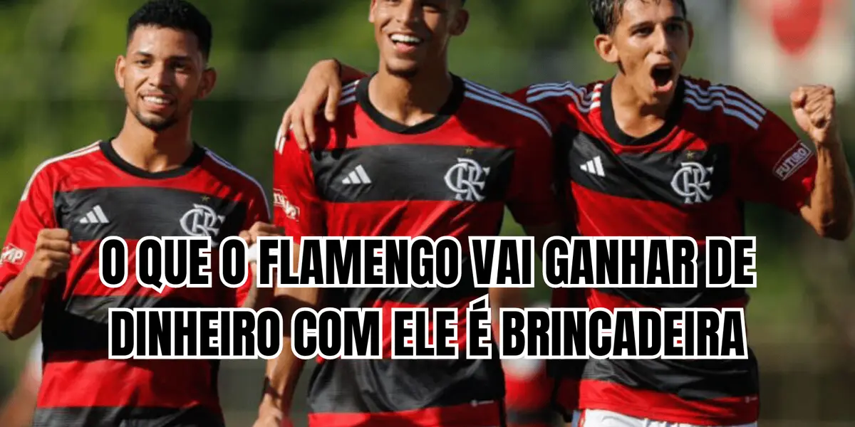 O jogador é uma das maiores promessas do Flamengo atualmente