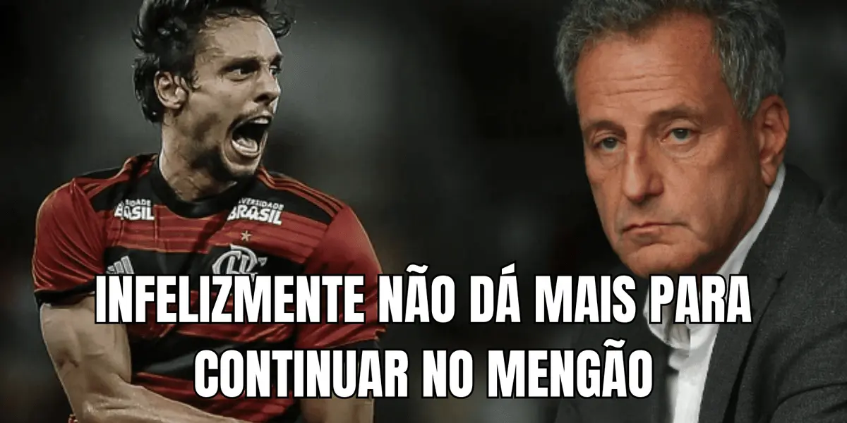 O jogador sairá do Flamengo na próxima temporada de 2024