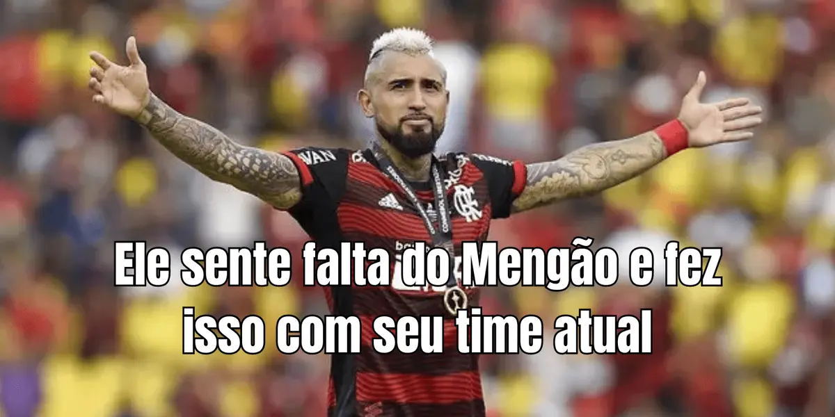 O jogador vestiu as cores do Flamengo na última temporada