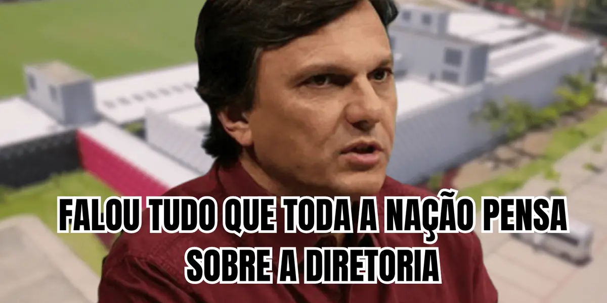  O jornalista se revoltou com a postura da diretoria do Flamengo