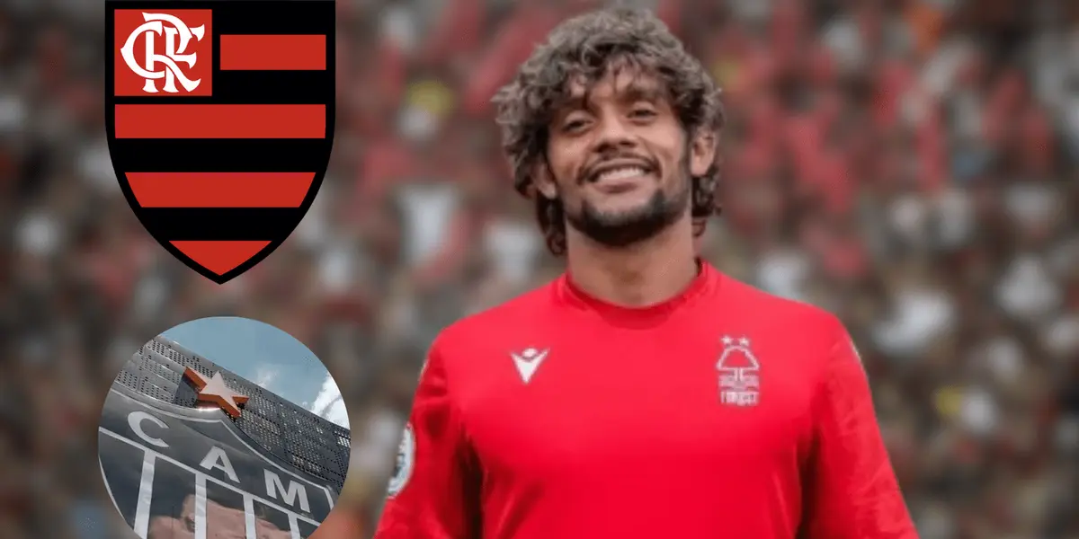 O time carioca está na briga pelo jogador com o Atlético Mineiro