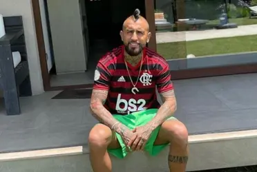 Paixão de Vidal pelo Flamengo começou com um companheiro que hoje joga no Corinthians