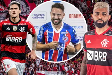 Pedro, Everton Ribeiro e Gabriel Barbosa 