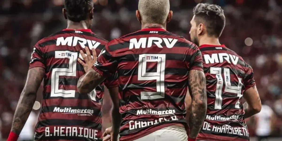 Pelo Flamengo, Gabigol marcou em três competições diferentes contra o Palmeiras 