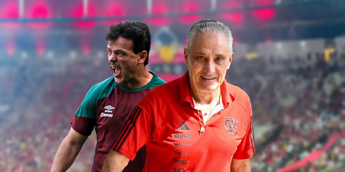 Tite e Fernando Diniz, técnicos de Flamengo e Fluminense