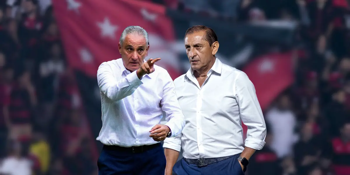 Tite e Ramón Díaz, treinadores de Flamengo e Vasco