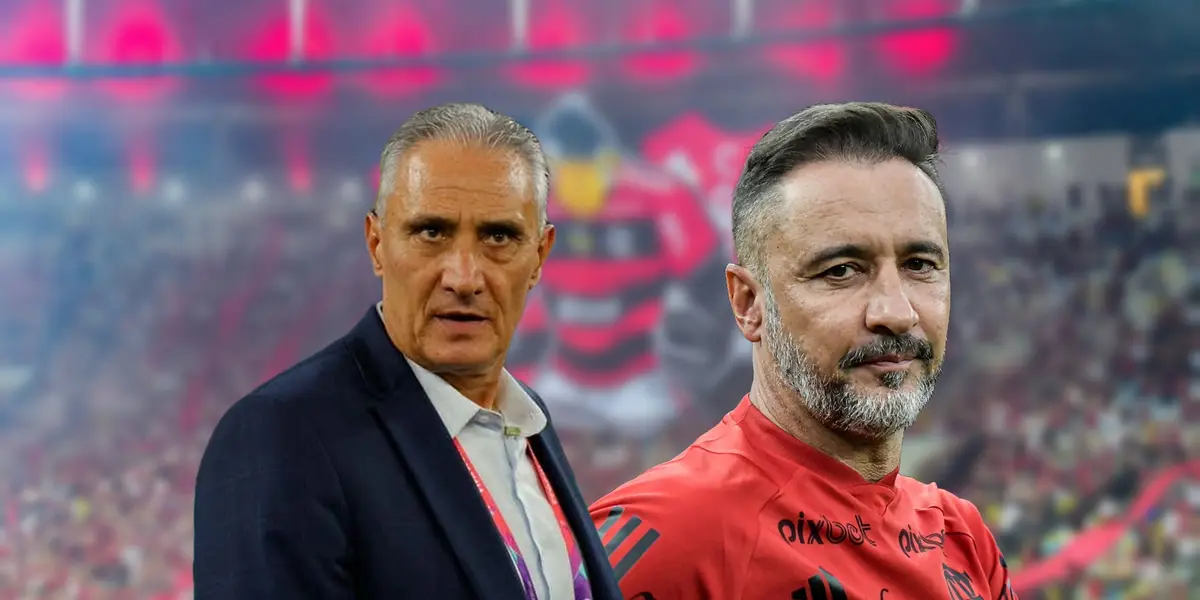 Tite e Vitor Pereira, Atual e antigo treinadores do Flamengo