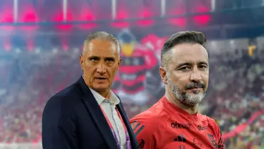 Tite e Vitor Pereira, Atual e antigo treinadores do Flamengo